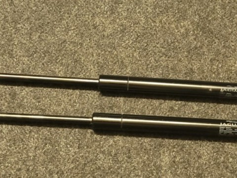 10-19JAGUAR  hood left/right support strut lif cylinder set 