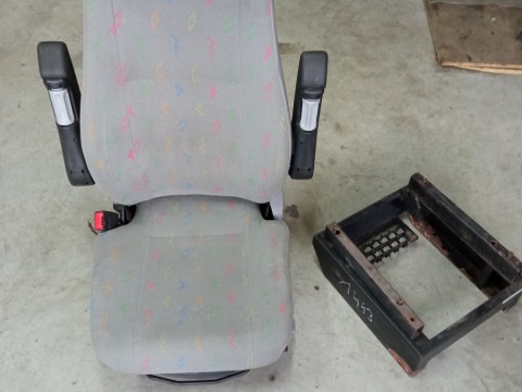 VW T5 front driver seat with armrests and seat frame 