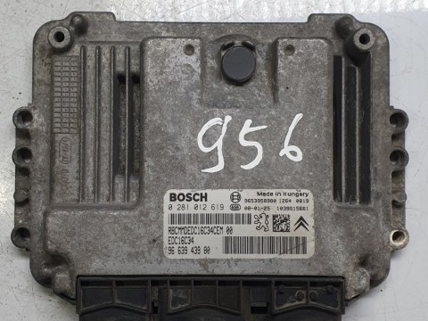 0281012619 9663943980 CITROEN ECU