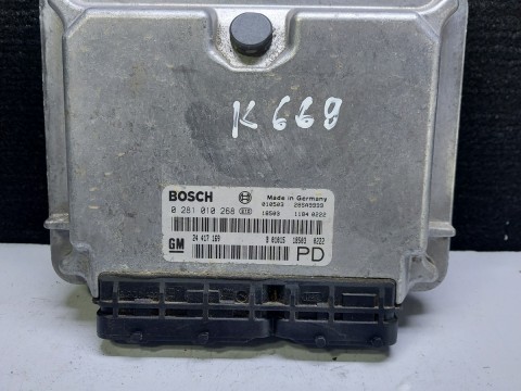 0281010268 24417169 OPEL ECU