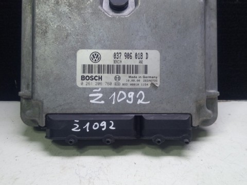 037906018D 0261206760 VW ECU