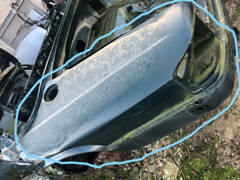 Jaguar XJS cabrio  92 Seitenteil Kotflügel Seitenwand Blech