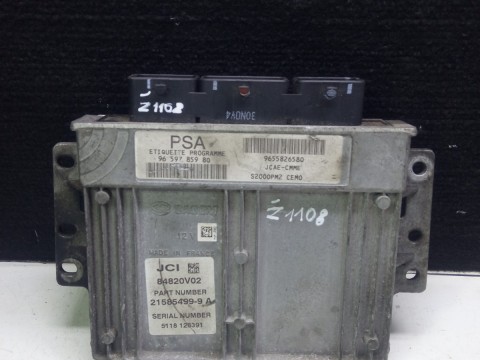 9655826580 9659785980 CITROEN ECU