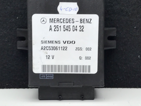 Mercedes control module A2515450432 A2C53061122